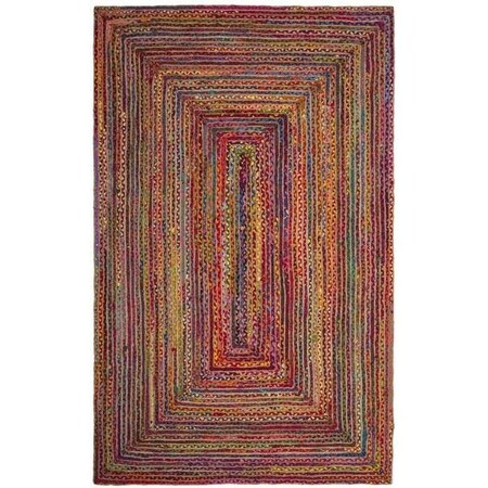 Safavieh Cape Cod Hand Woven Accent Area Rug, Red and Multi Color - 2 x 3 ft. CAP202A-2